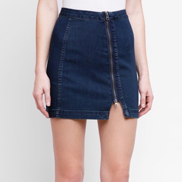 Free People Dresses & Skirts - Free People This Way or That denim mini skirt